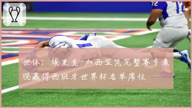 世体：埃里克-加西亚凭完整赛季表现赢得西班牙世界杯名单席位